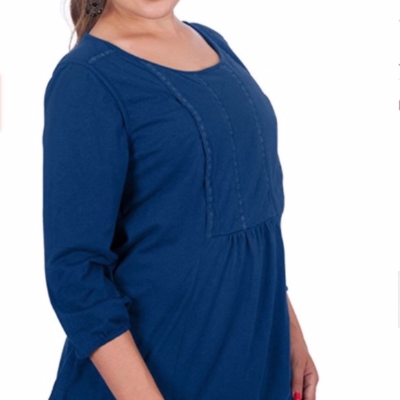 HUGE MOVING SALE!! NEW! 3/4 Sleeve Maternity Nursing Breastfeeding Top - Picture 6 of 6